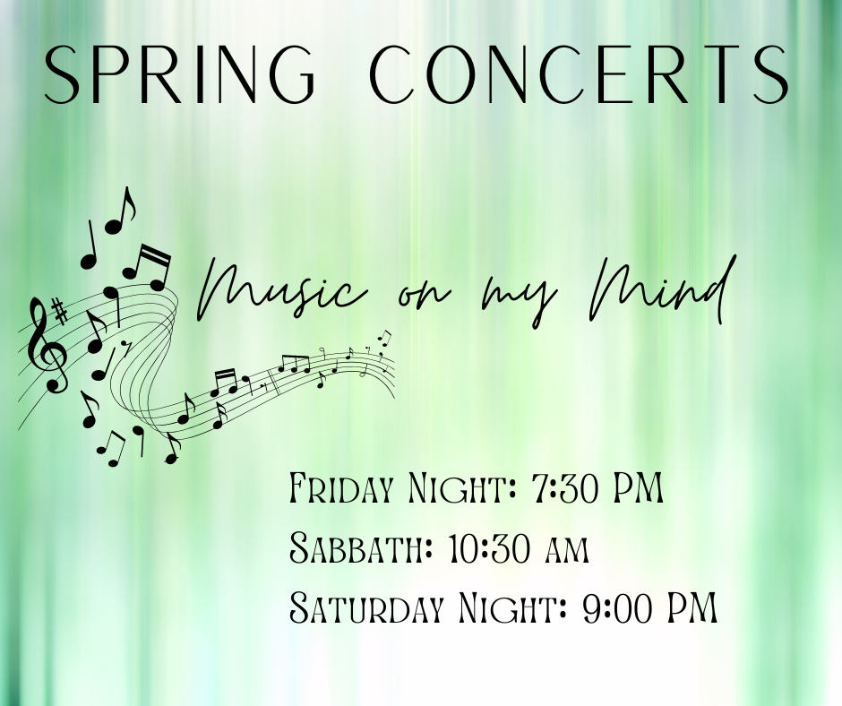 Spring Concerts!
