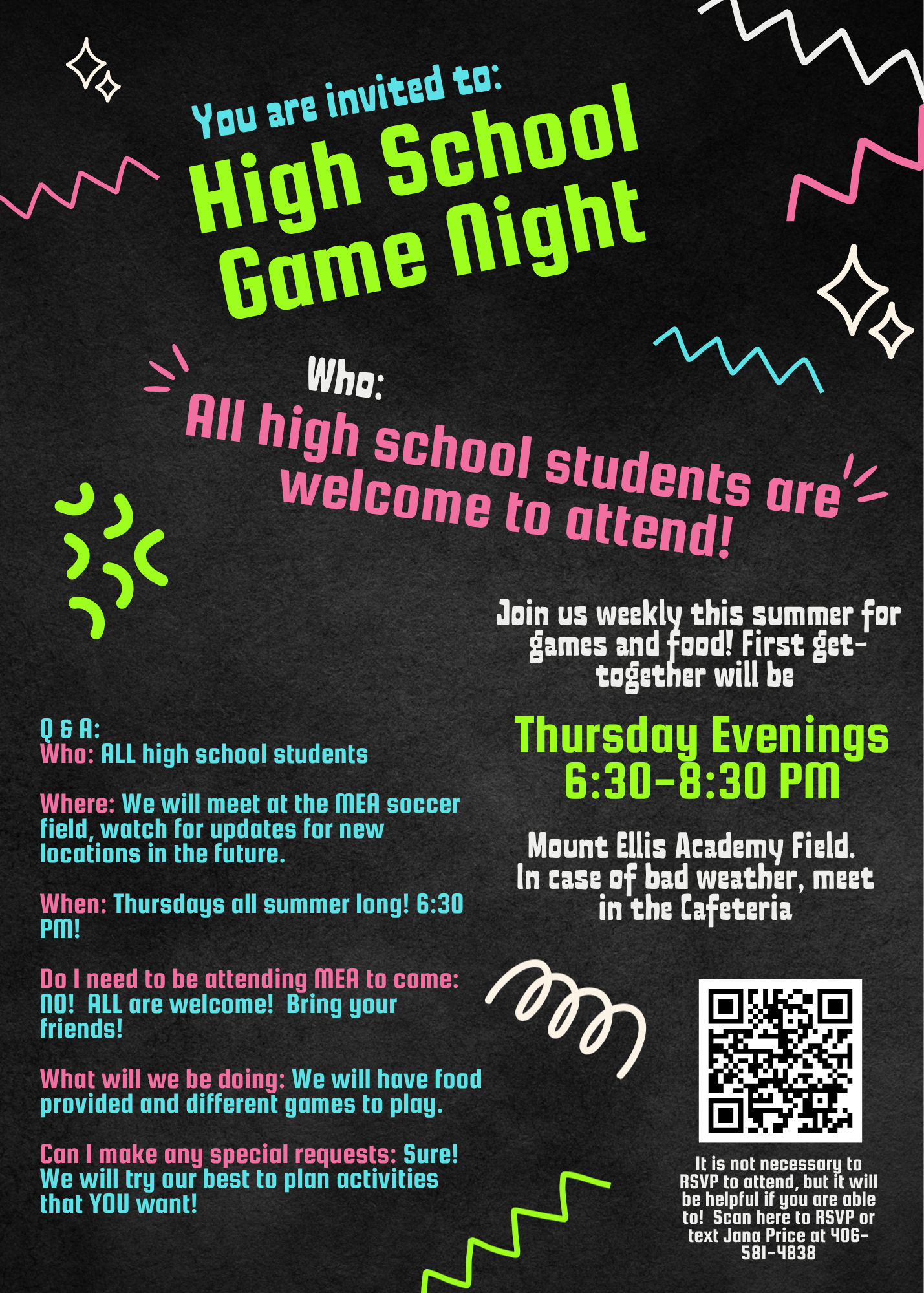 Summer Game Nights